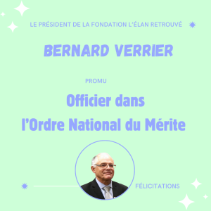 M. Verrier Officier dans l'Ordre national du Mérite